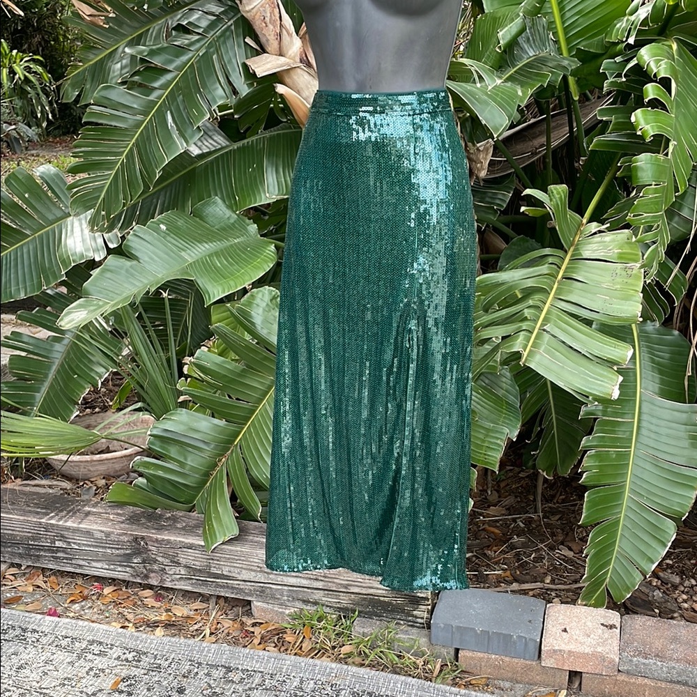 H&M sequin pencil skirt
